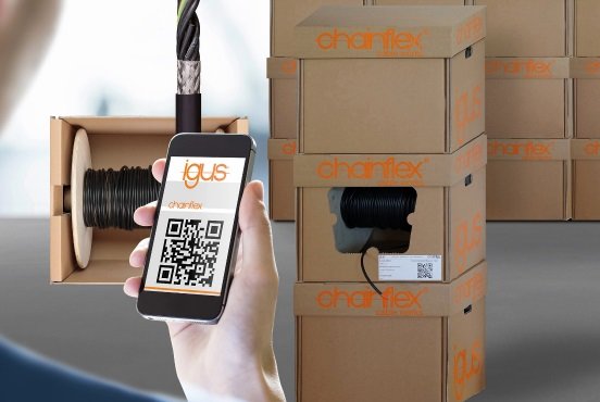 Einfach von der Rolle: Neue chainflex Leitungsbox spart 84 Prozent Versandkosten 